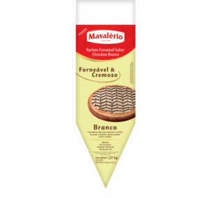 Recheio Forneável Sabor Chocolate Branco Mavalério