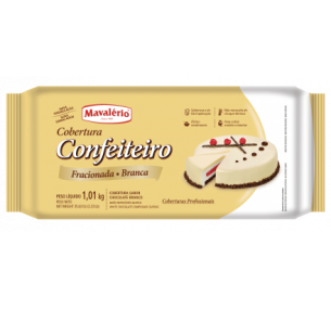 Cobertura Confeiteiro Sabor Chocolate Branco Mavalério