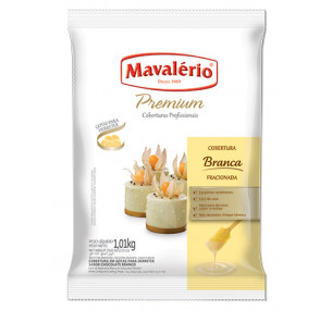 Cobertura Premium Em Gotas Para Derreter Sabor Chocolate Branco Mavalério