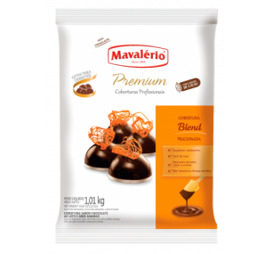 Cobertura Premium Em Gotas Para Derreter Sabor Chocolate Ao Leite E Meio Amargo “Blend” Mavalério