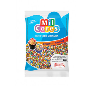 Confeito Miçanga Colorida Nº 0 Mil Cores 