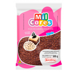 Flocos Macios Sabor Chocolate Mil Cores