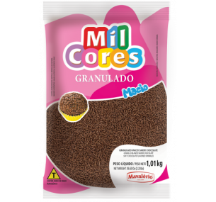 Granulado Macio Sabor Chocolate Mil Cores