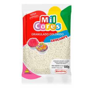 Granulado Crocante Branco Mil Cores