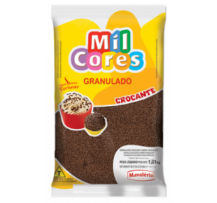 Granulado Crocante Sabor Chocolate Mil Cores