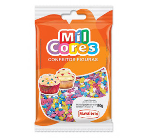 Confeito Figura Borboleta Mil Cores 