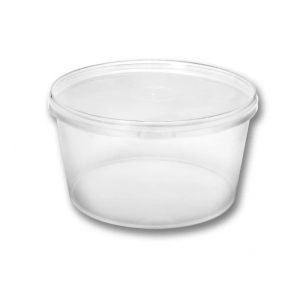 Pote Plástico 250ml c/ Lacre  