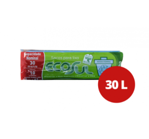 Saco Lixo Ecosul 30l 