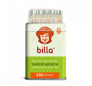 Palito Bambu Emb. Ind. Mentolado c/ 150